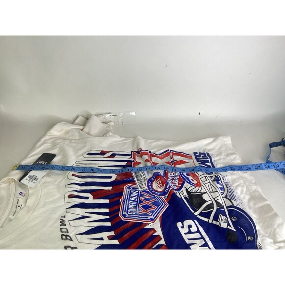 New York Giants NFL Abercrombie & Fitch Super Bowl Vintage Inspired Shirt Mens M - Picture 8 of 8